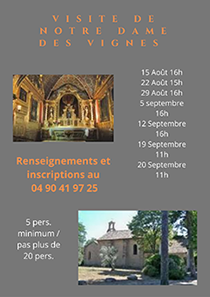 Affiche Visite De La Chapelle Note Dame